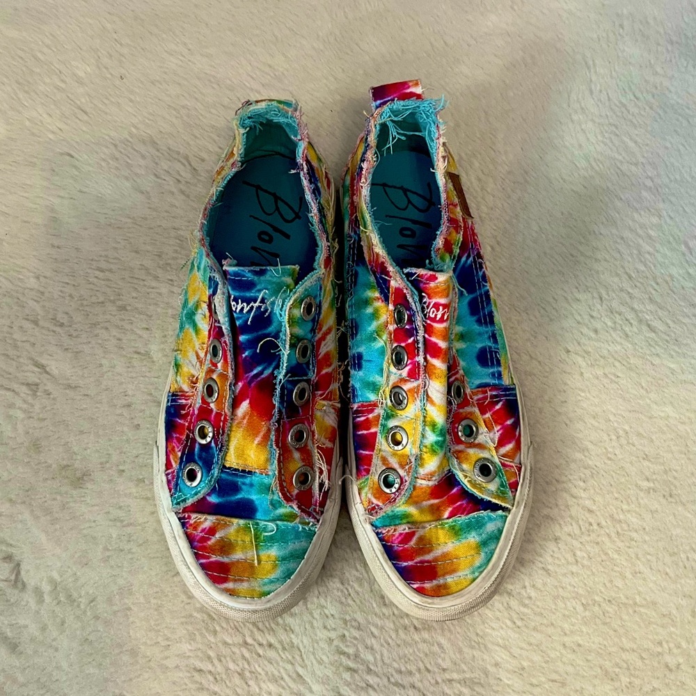 Rainbow Tie-Dye Shoes